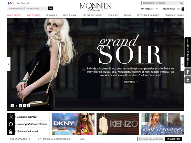 MONNIER Freres Website