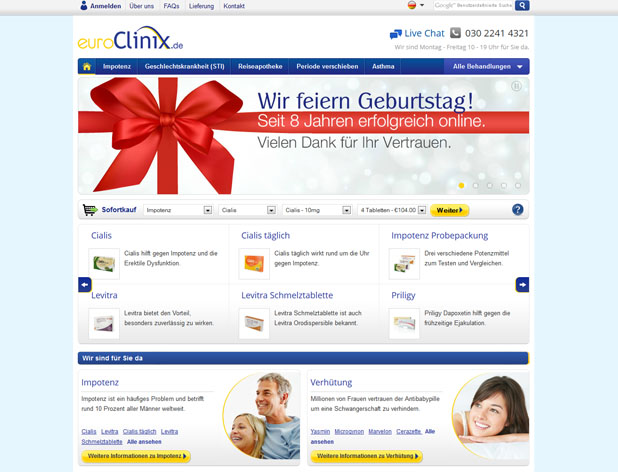 Euroclinix Startseite