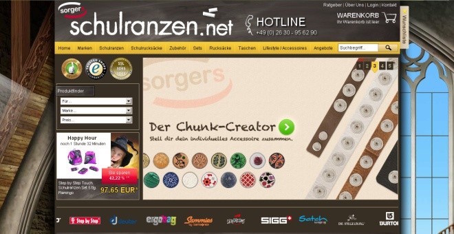 Schulranzen.net Website