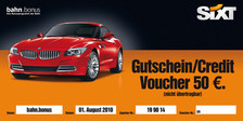 Sixt Geschenkgutschein