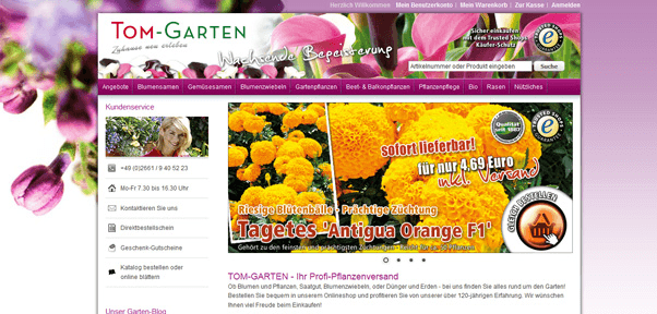 Tom Garten Homepage