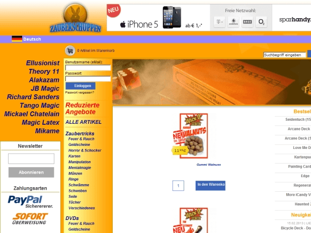Zauberschuppen Website Zauberschuppen Website