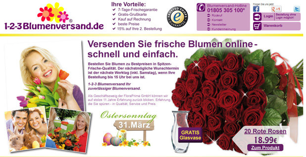123blumenversand Shop