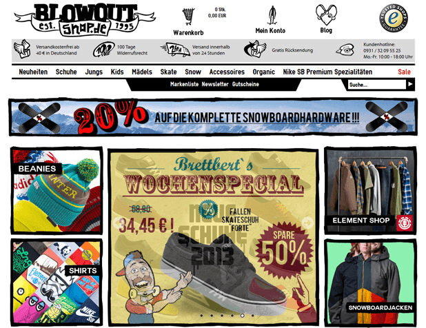Blowout Webshop