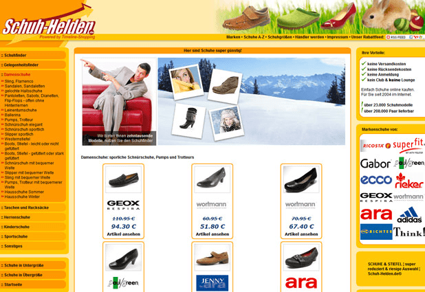 Schuh-Helden Webshop