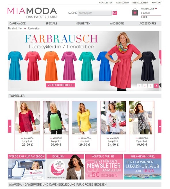 Mia Moda Website