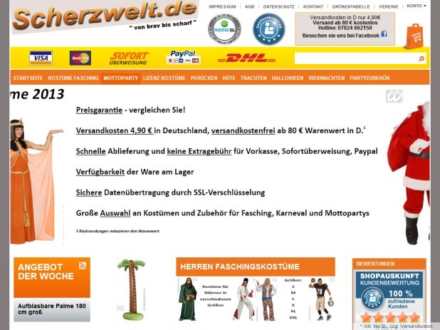 Scherzwelt Website