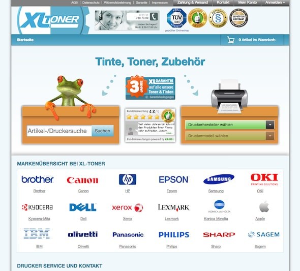 XL-Toner Website
