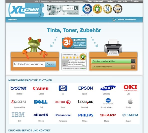 XL-Toner Website XL-Toner Website