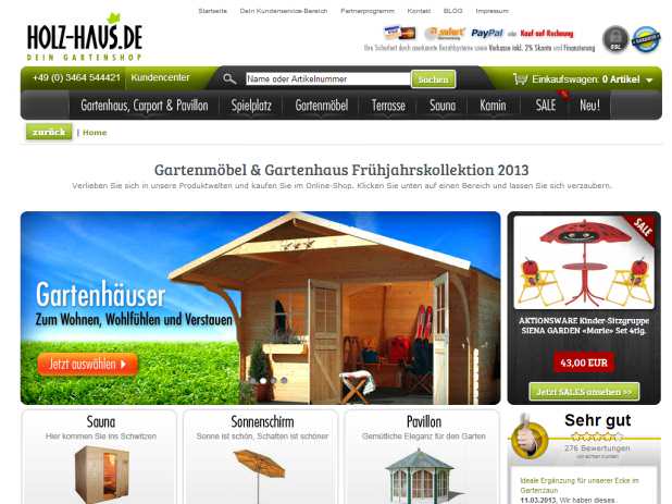 Holz-Haus.de Website