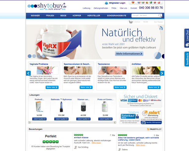 shytobuy Homepage
