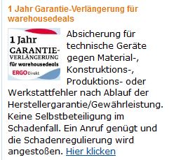 Amazon Garantieverlängerung