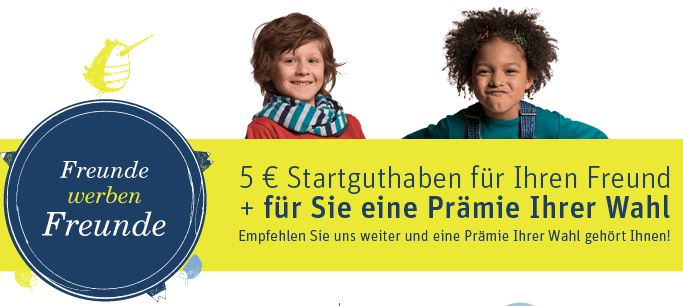 JAKO-O Prämien und Gutschriften