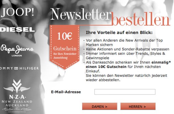 dress-for-less Newsletter