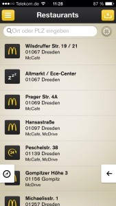 mcdonalds filialen