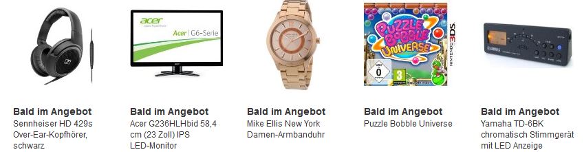 Amazon Black Friday Kommende Blitzangebote