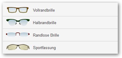 Eyeglass24 Auswahl