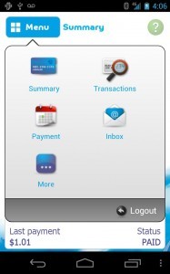 barclaycard menue