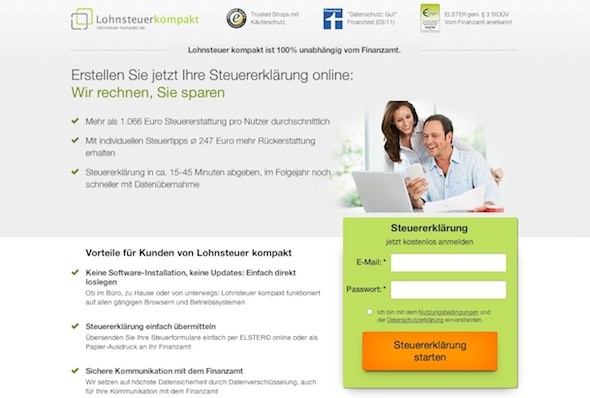 Lohnsteuer Kompakt Online Shop Startseite