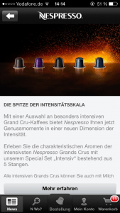 nespresso - produkte