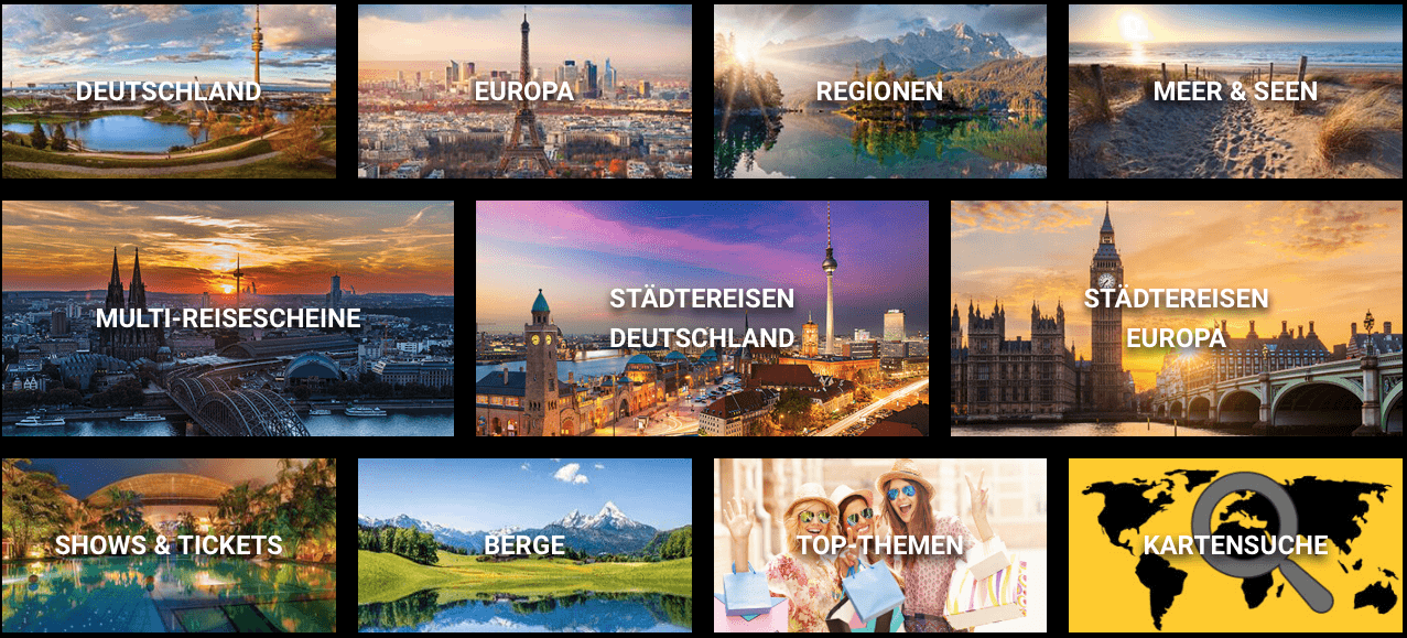 Reiseschein Gutschein