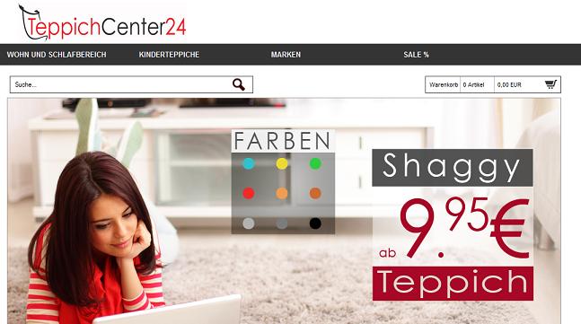 Teppichcenter24 Online Shop Startseite