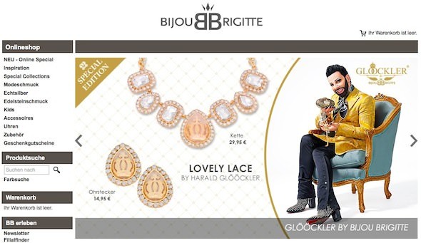 Bijou Brigitte Online Shop Startseite