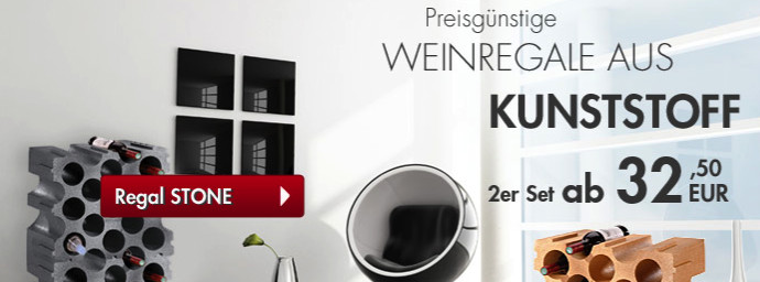 Weinregale-Profi Kunststoff-Regale