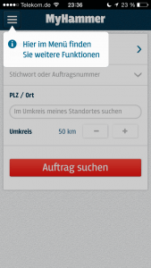 myhammerpartner startansicht