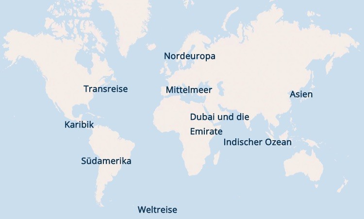 Costa Kreuzfahrten Reiseziele