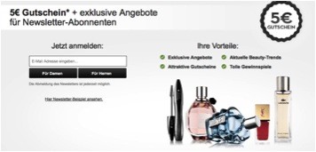 Unterkategorie Parfuem Newsletter