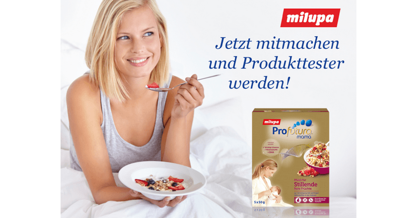 Testet jetzt das Profutura mama Müsli Rote Früchte gratis!