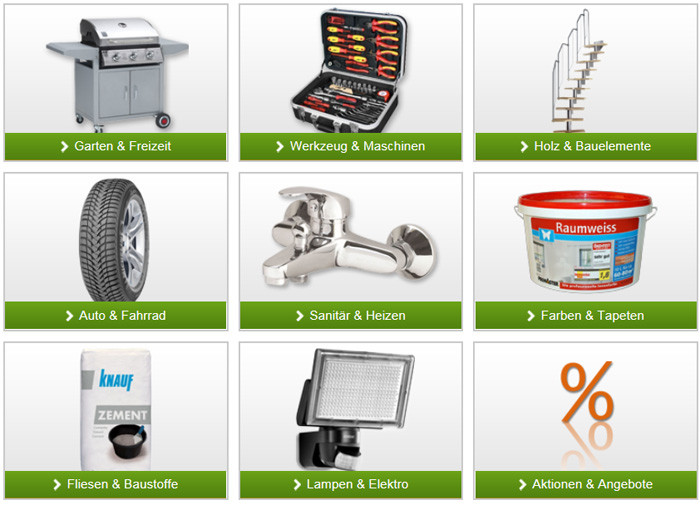 globus-baumarkt.de Sortiment