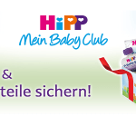 Gratis Produktproben und tolle Geschenk nach Registrierung im HiPP BabyClub!