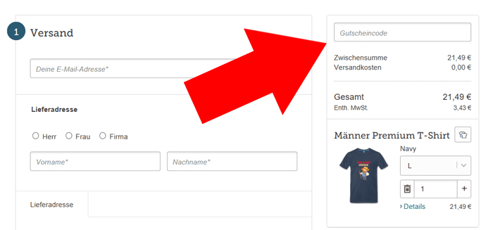 teamshirts.de Gutschein