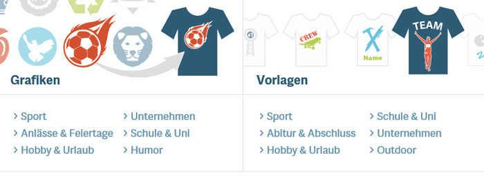 teamshirts.de Motive