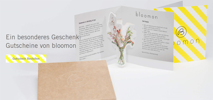 bloomon.de Geschenkgutschein