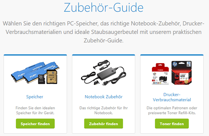 alza.de Zubehör Guide