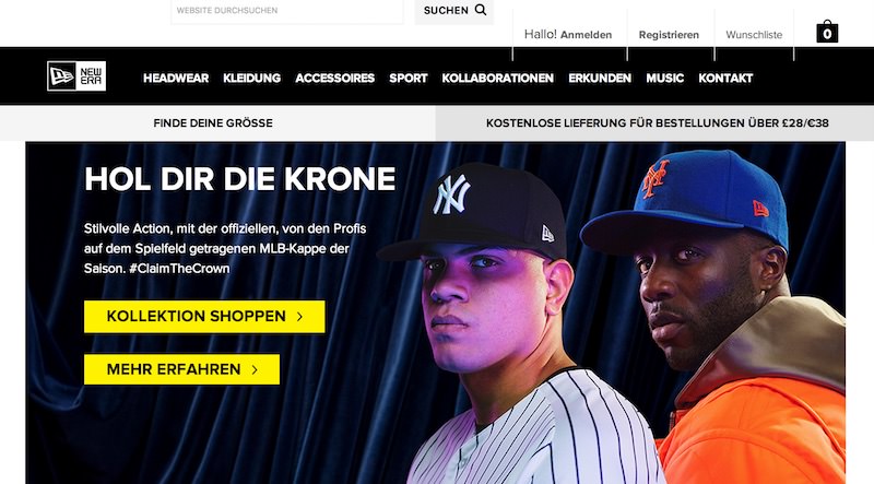 New Era Webseite