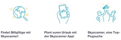 Skyscanner Vorteile