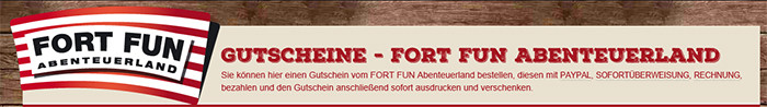 fortfun.de Geschenkgutschein