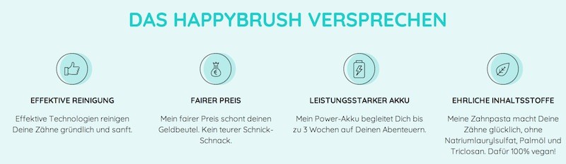 happybrush Vorteile