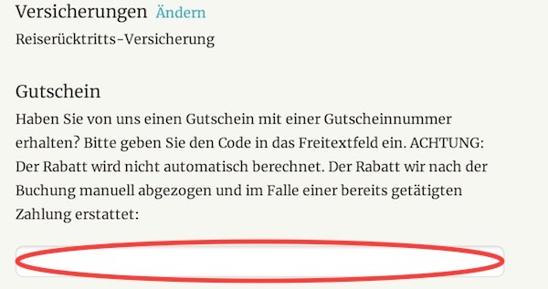 Vacanceselect Gutschein