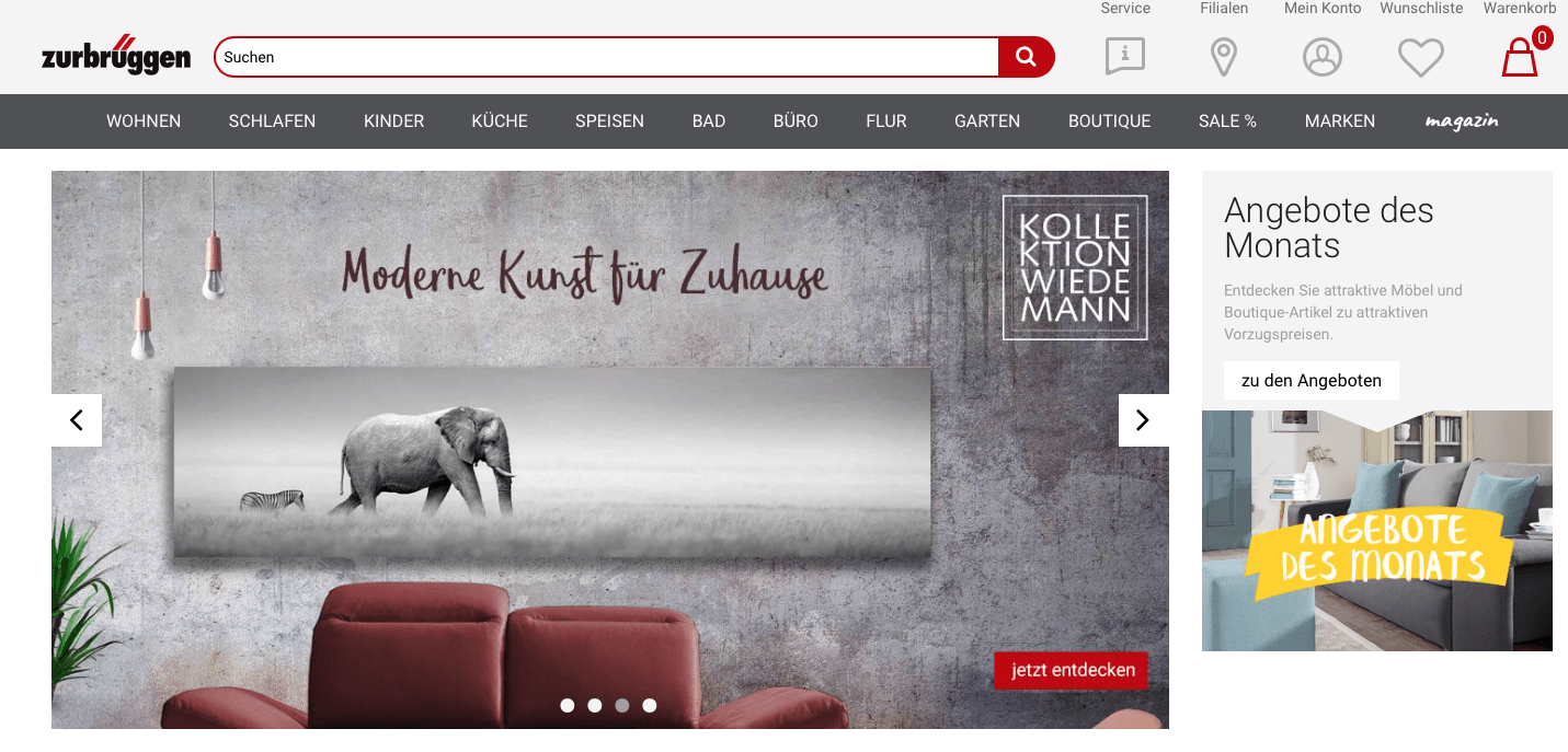 Zurbrüggen Webseite