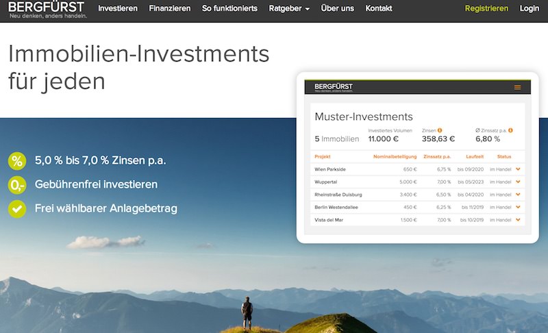 Bergfürst Webseite