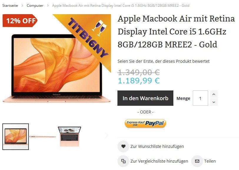Techinthebasket Rabattaktion