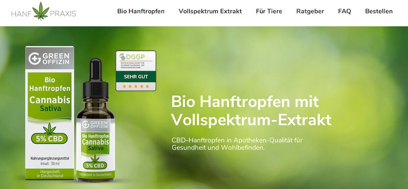 Green Offizin Webseite