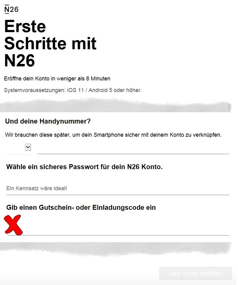 N26 Gutschein