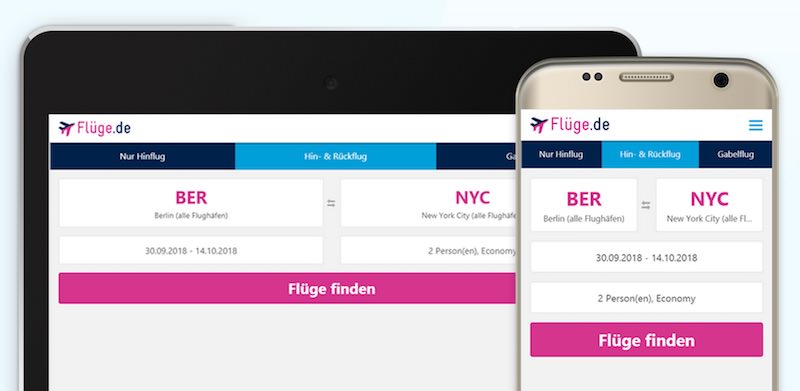 Flüge.de App