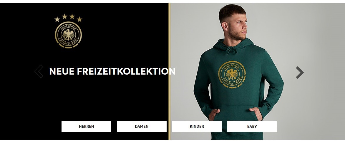 DFB-Fanshop Freizeitkollektion